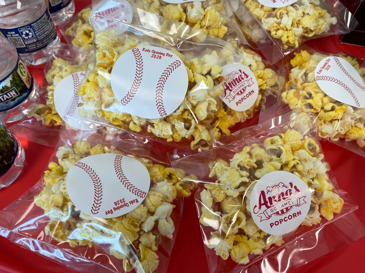 Reds Opening Day 2026 custom popcorn bags